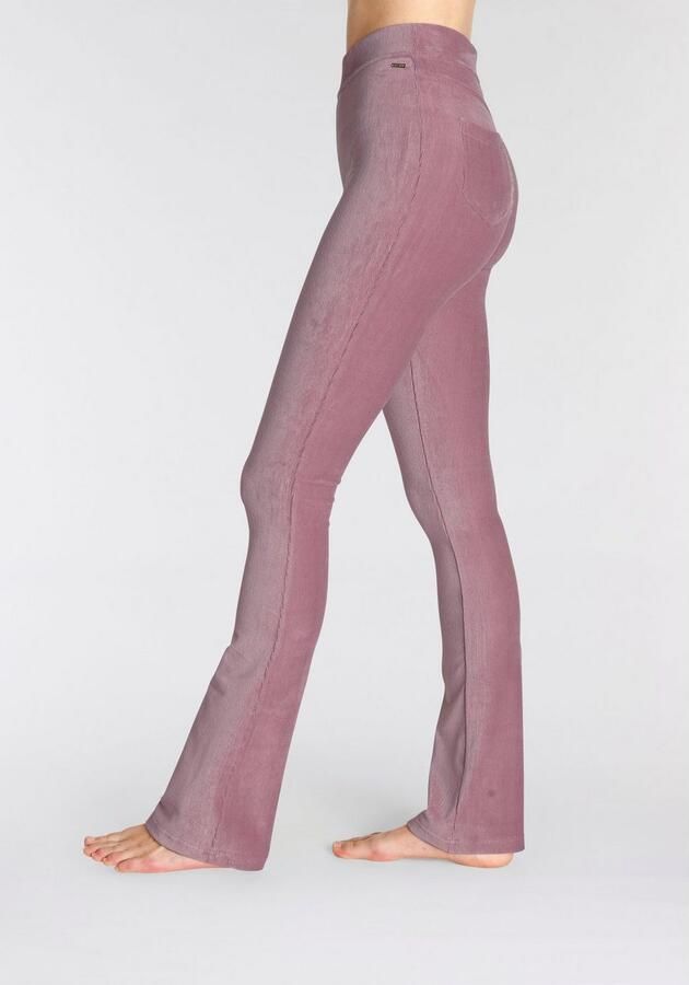 Lascana Jazzpants uit zacht materiaal in cordlook loungewear - Foto 4