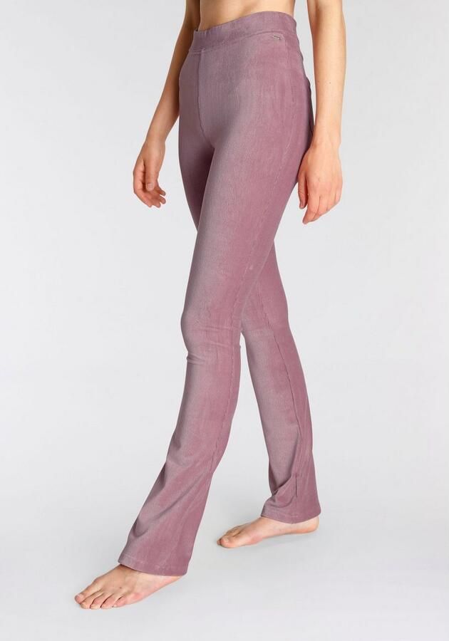 Lascana Jazzpants uit zacht materiaal in cordlook loungewear - Foto 5