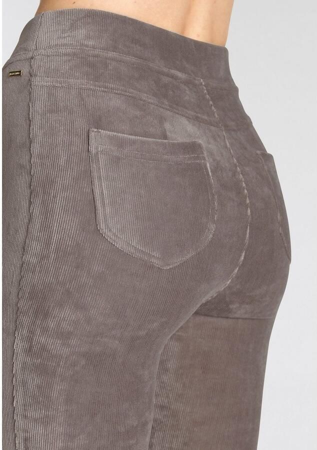 Lascana Jazzpants uit zacht materiaal in cordlook loungewear - Foto 3