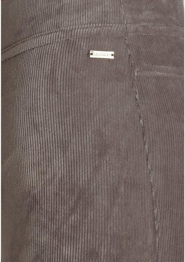 Lascana Jazzpants uit zacht materiaal in cordlook loungewear - Foto 2