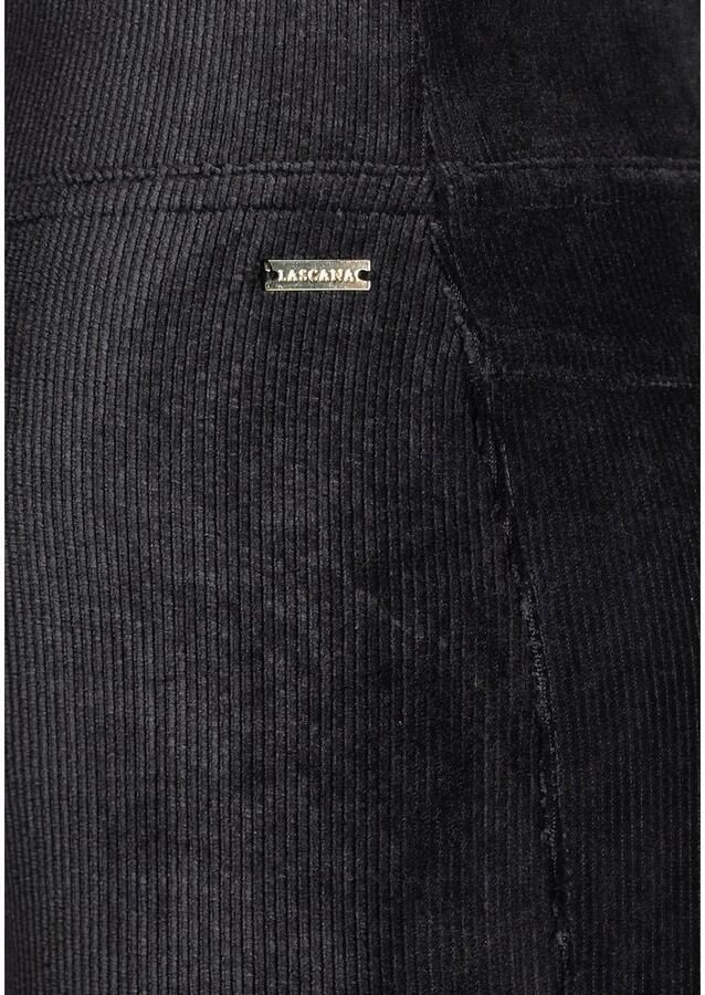 Lascana Jazzpants uit zacht materiaal in cordlook loungewear