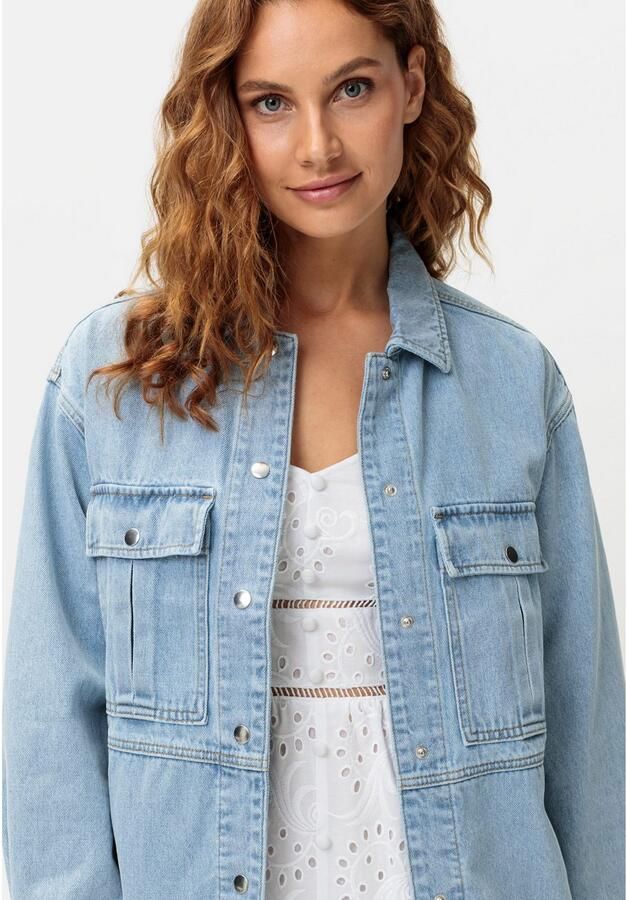 Lascana Jeansjack met splitjes opzij