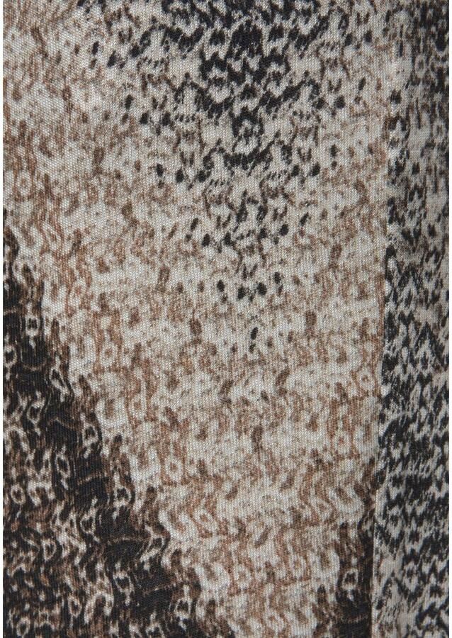 Lascana Jerseybroek met all-over print en zakken elastische tailleband strandbroek - Foto 3