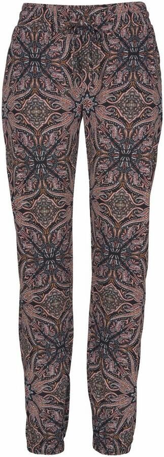 Lascana Jerseybroek met all-over print en zakken rechte broekspijpen strandbroek elastisch - Foto 7