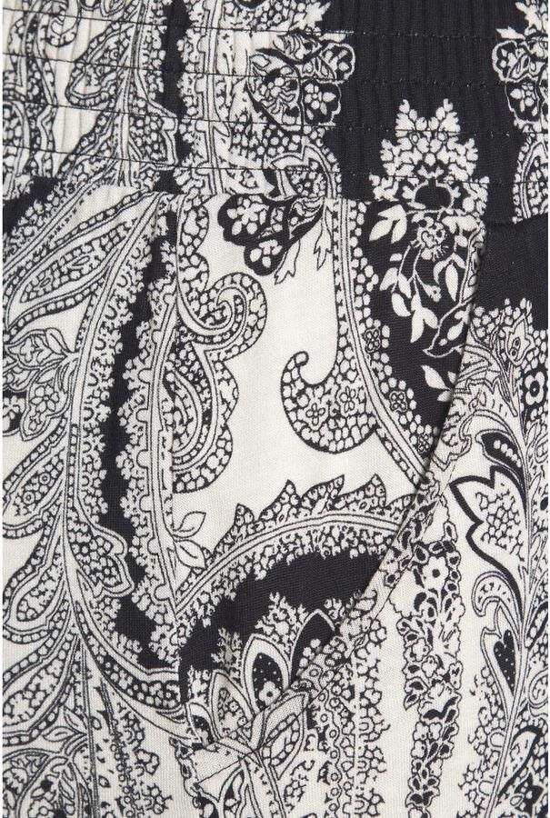 Lascana Jerseybroek met paisleydruk en zakken elastische tailleband zomerbroek - Foto 4
