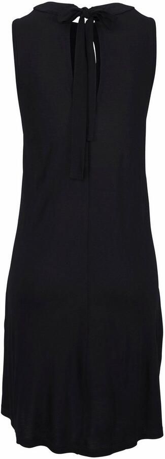 Lascana Jerseyjurk in een wijde zwierige vorm met zakken strikbandje bij de hals elegant - Foto 7