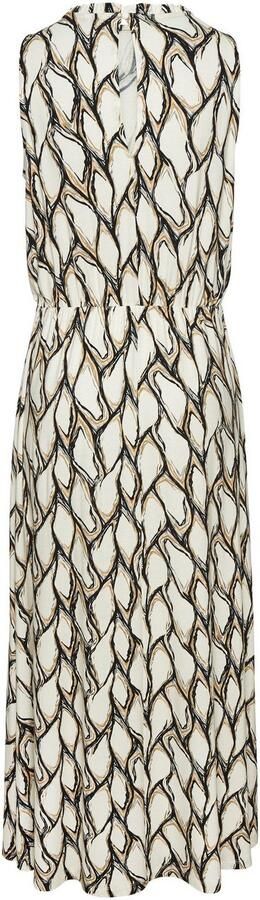 Lascana Jerseyjurk met all-over print midi jurk hoge sluiting zomers-elegant - Foto 5