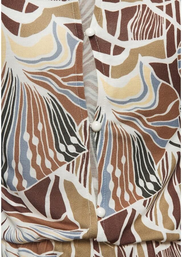 Lascana Jerseyjurk met alloverprint kort zomerjurk strandjurk - Foto 2