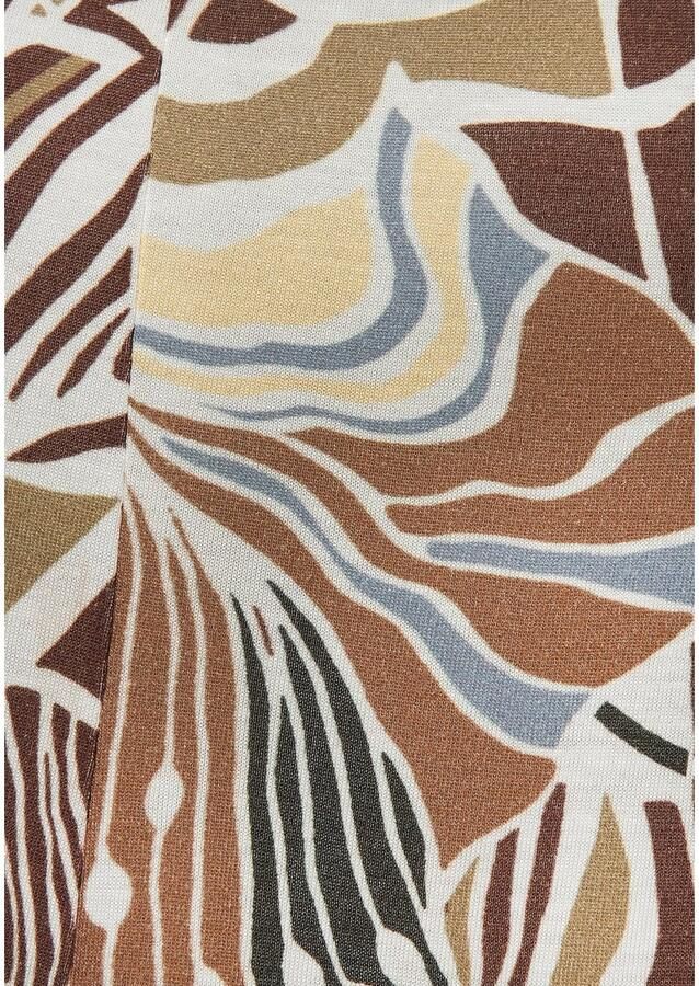 Lascana Jerseyjurk met alloverprint kort zomerjurk strandjurk - Foto 3