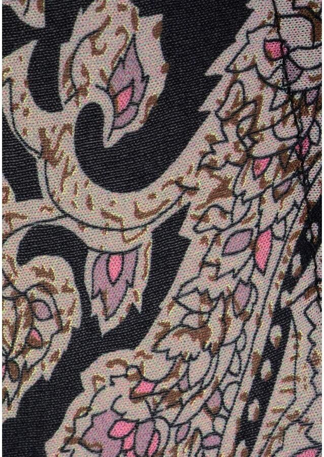 Lascana Jerseyjurk met print op de boorden en bandjes bij de halslijn zomerjurk - Foto 3