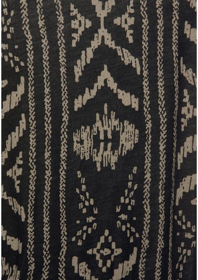 Lascana Jerseyjurk met ring details op de schouderbandjes zomerjurk met all-over print strandjurk - Foto 3