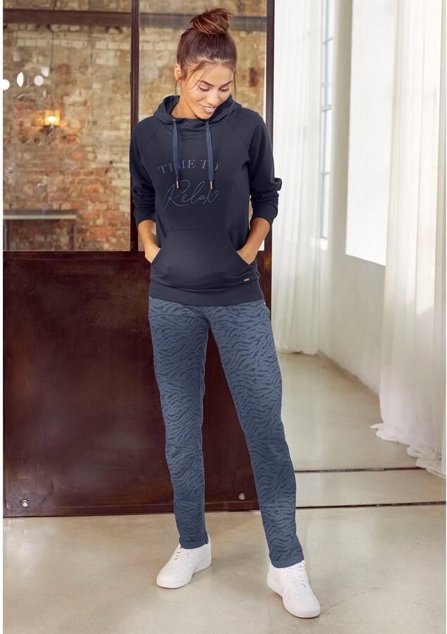 Lascana Joggingbroek met insteekzakken loungepak - Foto 3