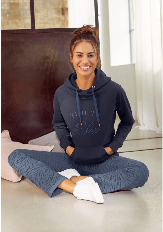 Lascana Joggingbroek met insteekzakken loungepak - Foto 4