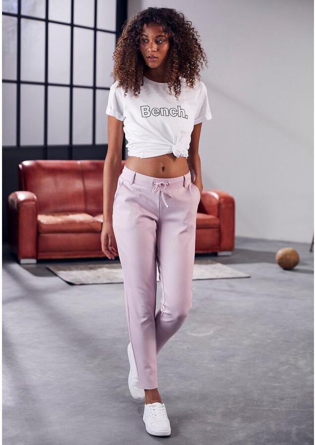 Lascana Jogpants met elastische tailleband en riemlussen loungewear (1-delig) - Foto 4