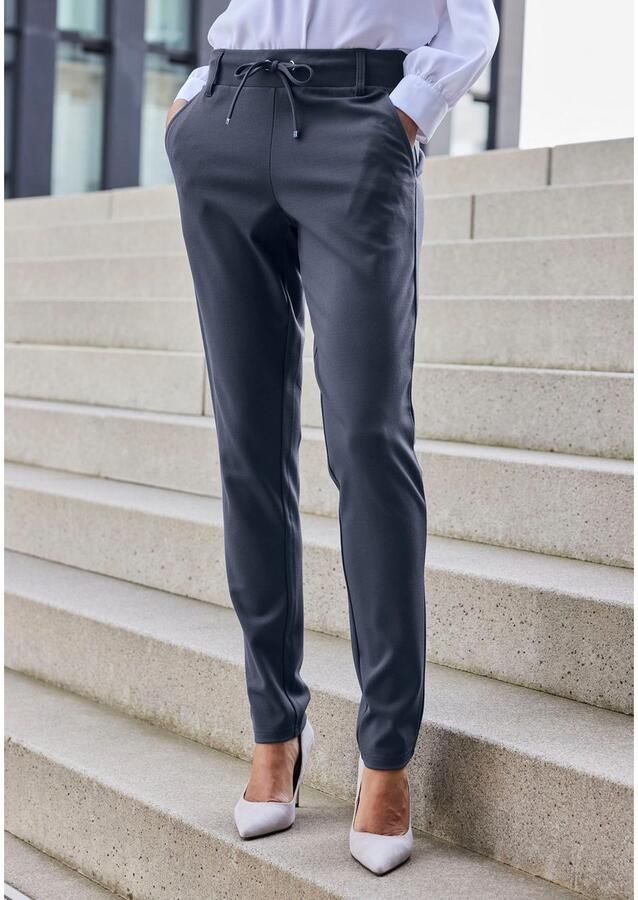 Lascana Jogpants met elastische tailleband en riemlussen loungewear (1-delig) - Foto 3