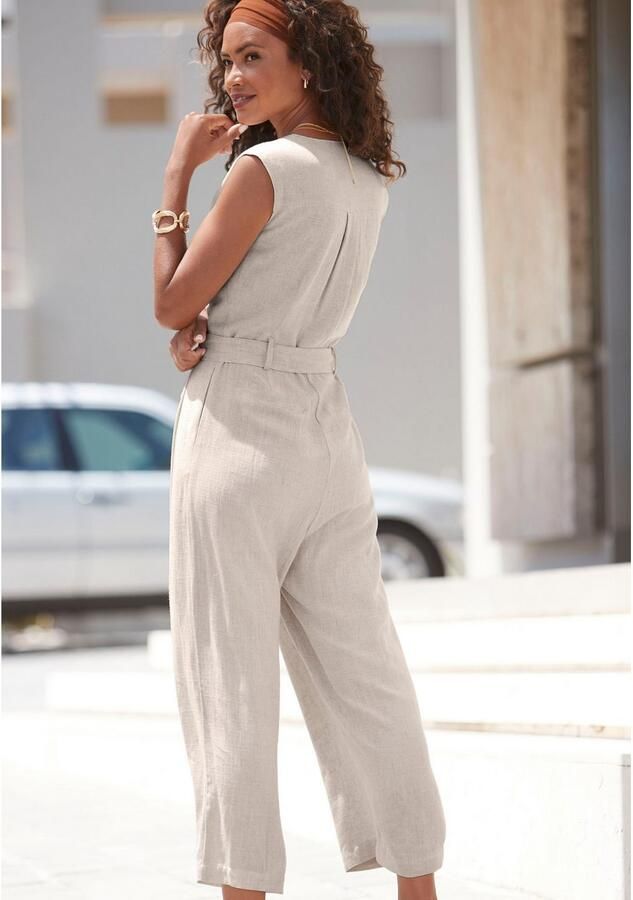 Lascana Jumpsuit en zakken zomerse jumpsuit casual-chic (Met een bindceintuur) - Foto 5