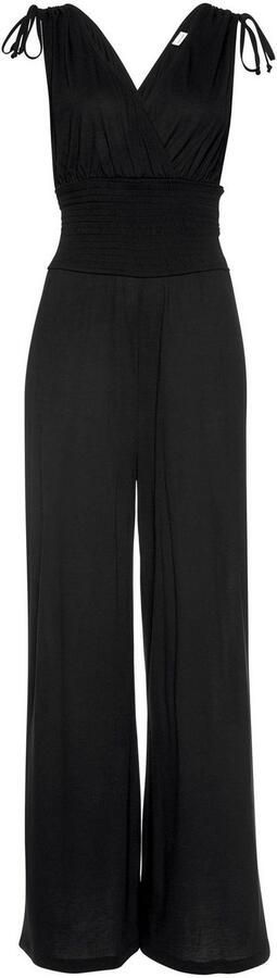 Lascana Jumpsuit met bandjes om de bandjes te rimpelen zomerse jumpsuit - Foto 7