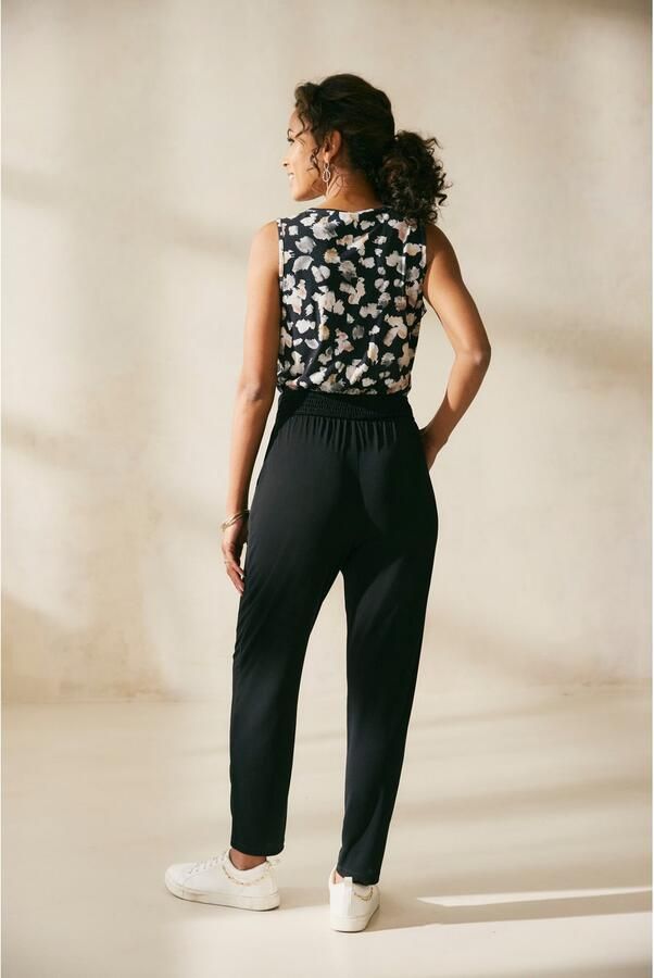 Lascana Jumpsuit met bedrukt bovenstuk elegante jumpsuit business-look feestelijk - Foto 3