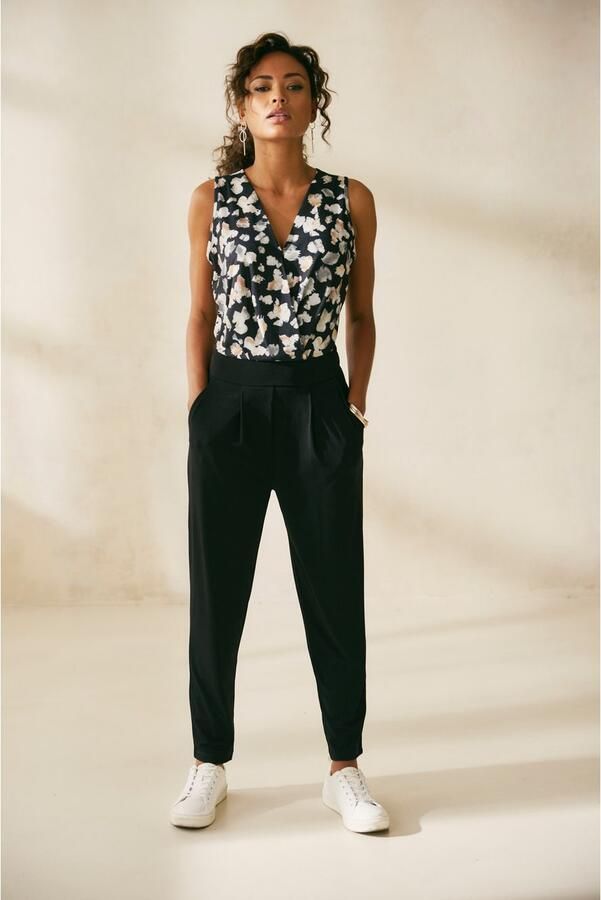 Lascana Jumpsuit met bedrukt bovenstuk elegante jumpsuit business-look feestelijk - Foto 4