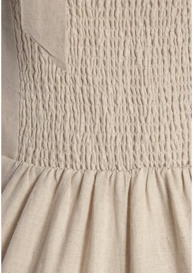 Lascana Jumpsuit met halterbandjes van linnenmix zomerse jumpsuit met wijde pijpen - Foto 2