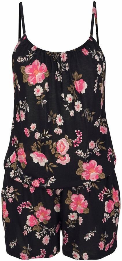 Lascana Jumpsuit met spaghettibandjes en bloemenprint zomerse jumpsuit - Foto 4