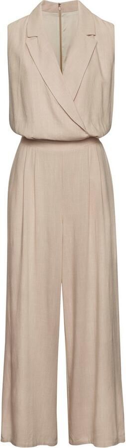 Lascana Jumpsuit met wijde pijpen geweven stof met linnen - Foto 6