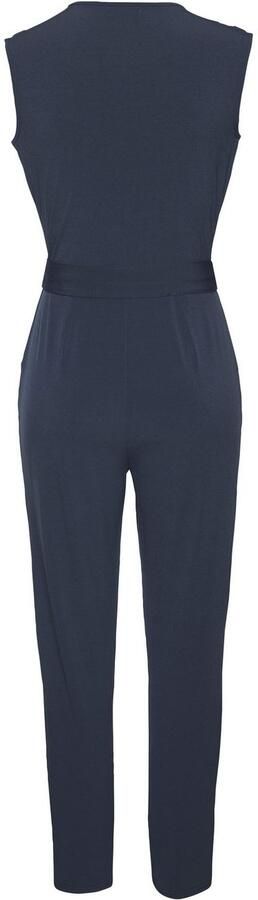 Lascana Jumpsuit van kreukvrije stof elegante jumpsuit in wikkeloptiek strijkvrij (Met een bindceintuur) - Foto 5