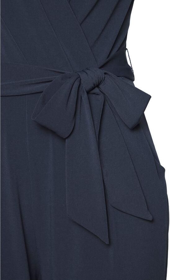 Lascana Jumpsuit van kreukvrije stof elegante jumpsuit in wikkeloptiek strijkvrij (Met een bindceintuur) - Foto 4