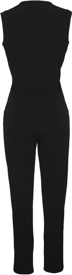 Lascana Jumpsuit van kreukvrije stof elegante jumpsuit in wikkeloptiek strijkvrij (Met een bindceintuur) - Foto 5