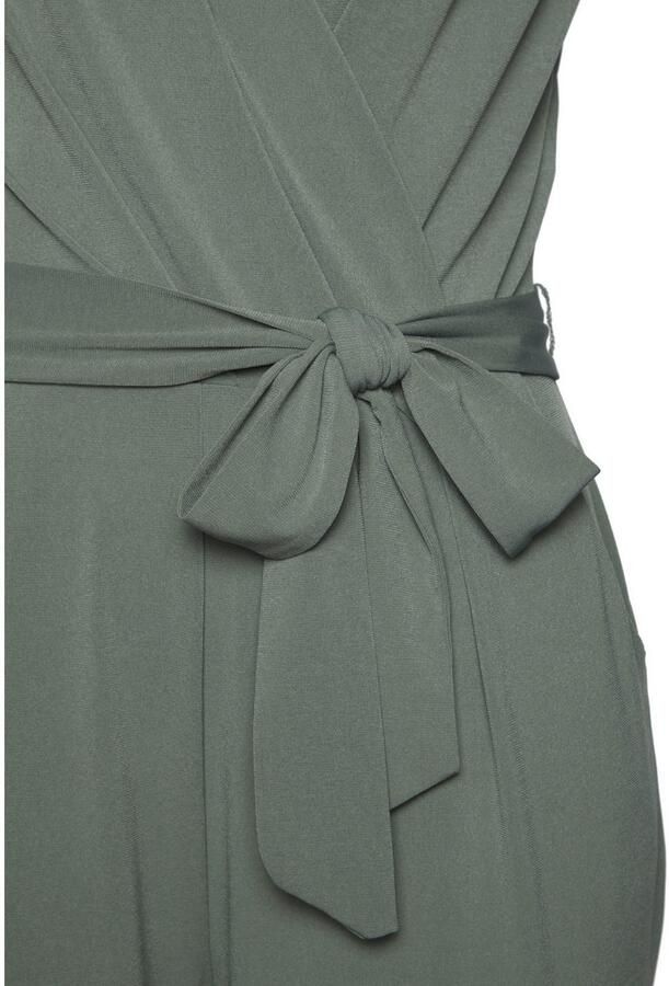 Lascana Jumpsuit van kreukvrije stof elegante jumpsuit in wikkeloptiek strijkvrij (Met een bindceintuur) - Foto 3