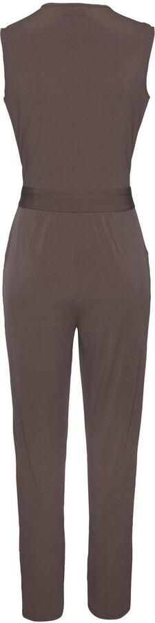 Lascana Jumpsuit van kreukvrije stof elegante jumpsuit in wikkeloptiek strijkvrij (Met een bindceintuur) - Foto 5