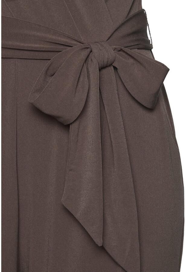 Lascana Jumpsuit van kreukvrije stof elegante jumpsuit in wikkeloptiek strijkvrij (Met een bindceintuur) - Foto 3