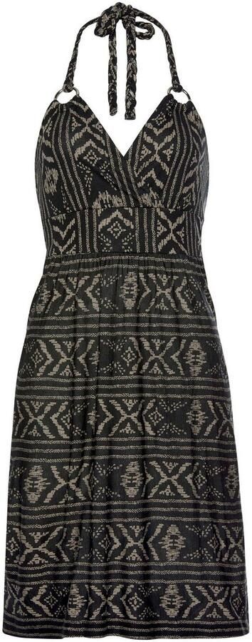 Lascana Jurk in haltermodel met etnische print kort zomerjurk strandjurk - Foto 4