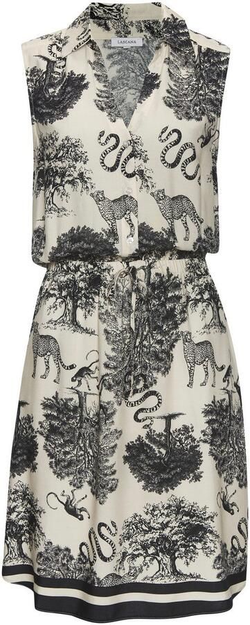 Lascana Jurk met overhemdkraag met knoopsluiting zomerjurk modieus - Foto 4