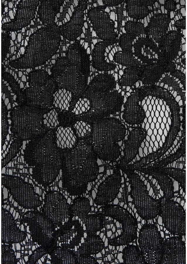 Lascana Kanten blouse met overhemdkraag kanten blouse transparante blouse feestelijk