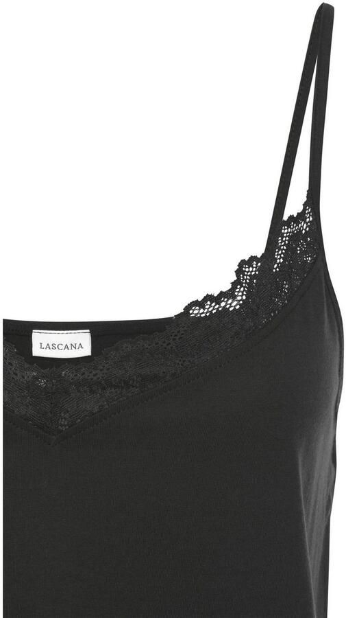 Lascana Kanten top kanten inzet bij de v-hals - Foto 5