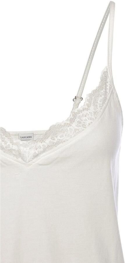 Lascana Kanten top kanten inzet bij de v-hals - Foto 5