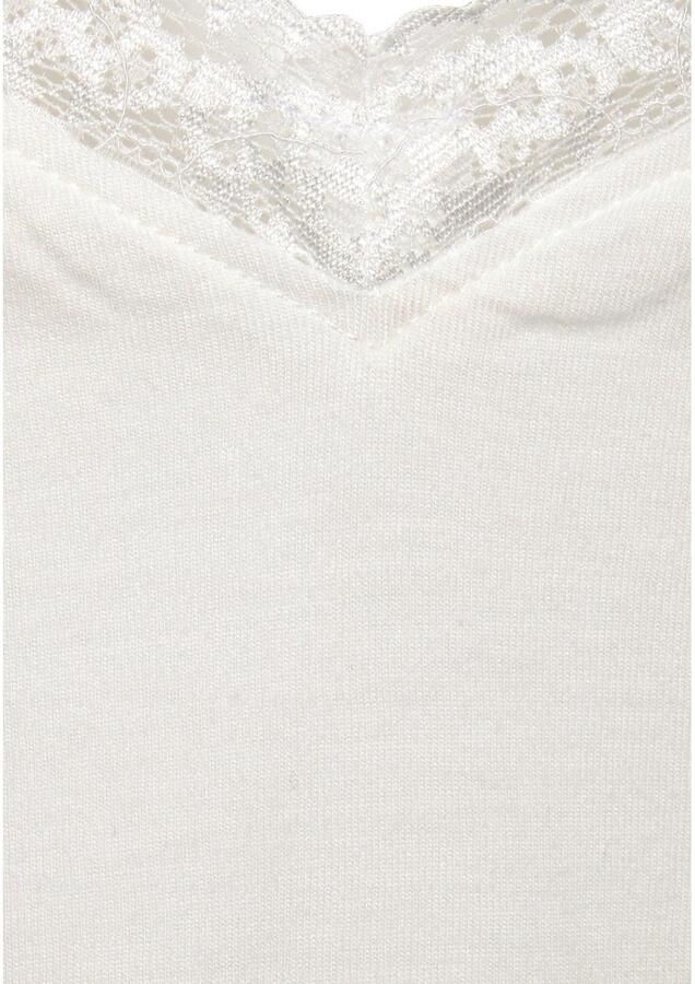 Lascana Kanten top kanten inzet bij de v-hals - Foto 2