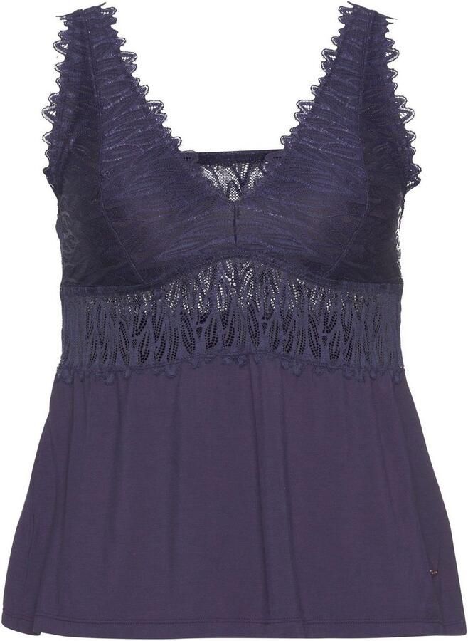 Lascana Kanten top met kanten details