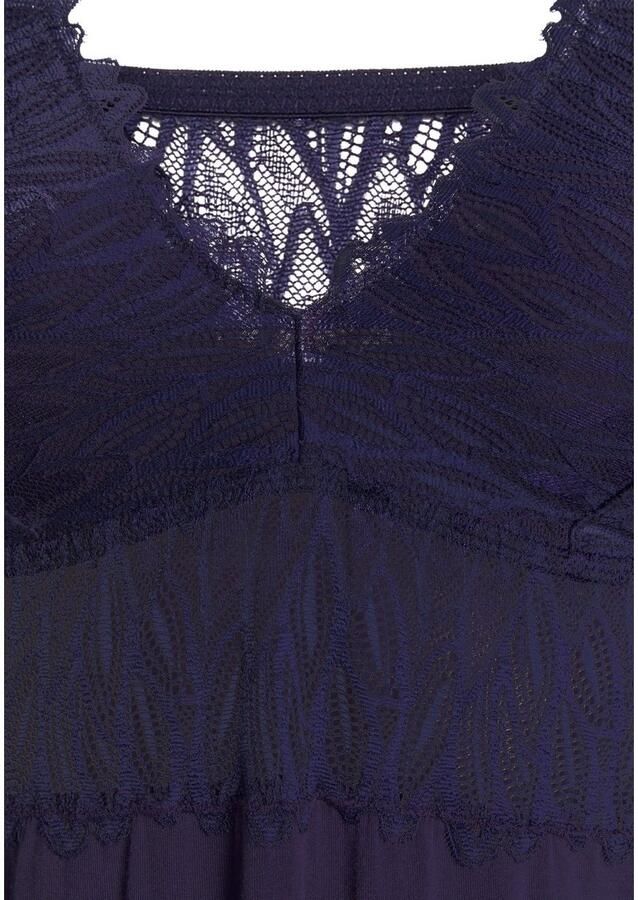 Lascana Kanten top met kanten details - Foto 3