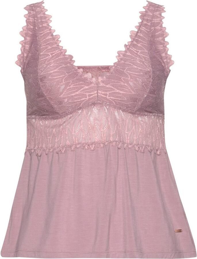 Lascana Kanten top met kanten details