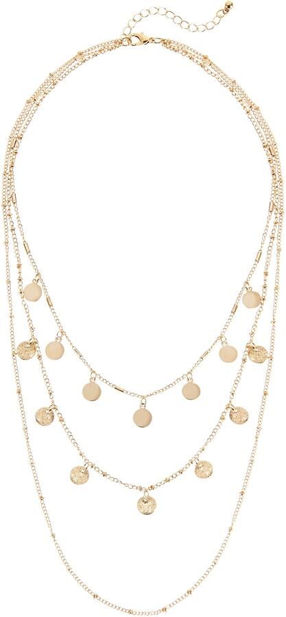 Lascana Ketting met hanger meerdere rij kettingset met hanger ketting halsjuweel - Foto 4