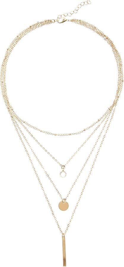 Lascana Ketting met hanger Vierreeks kettingset met hanger halsketting halssieraden - Foto 2