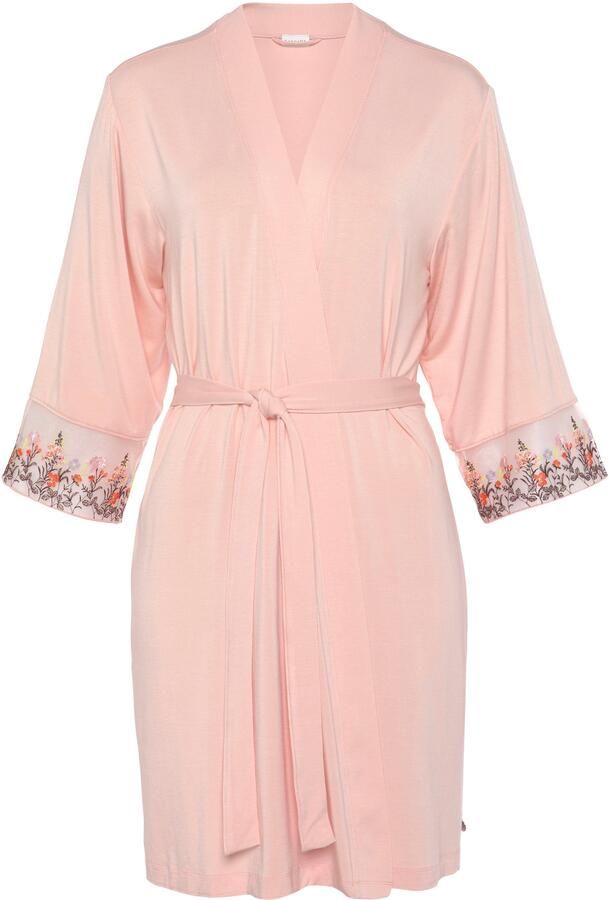 Lascana Kimono met geborduurde kant - Foto 3