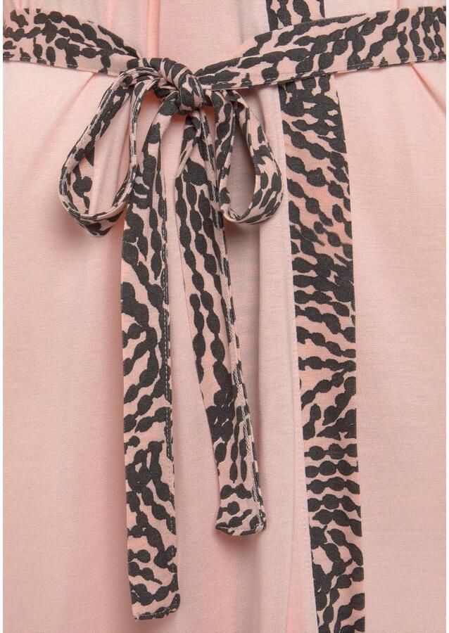Lascana Kimono met gedessineerde contrastbies - Foto 3
