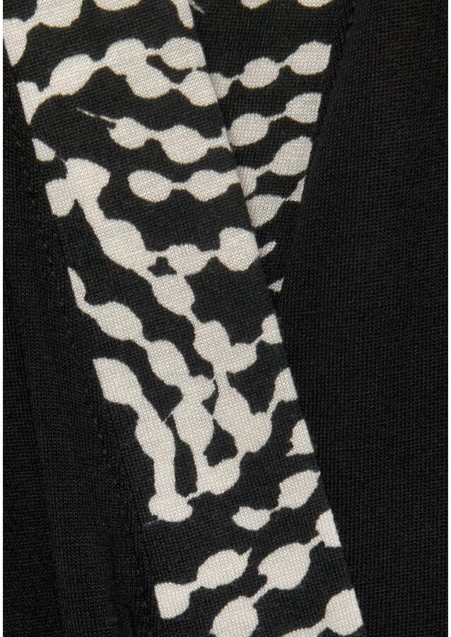 Lascana Kimono met gedessineerde contrastbies - Foto 2