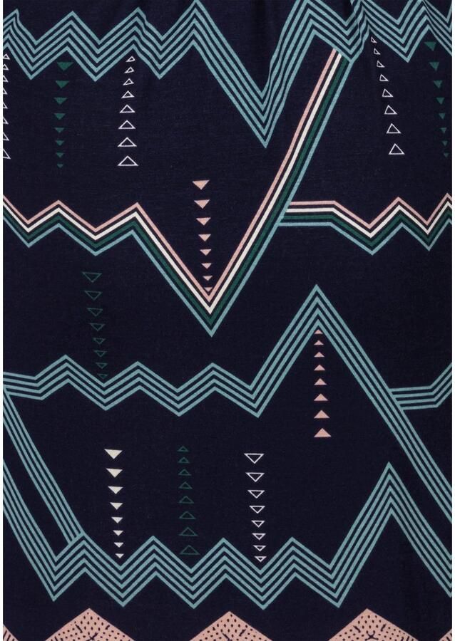 Lascana Kimono met grafisch zigzagmotief