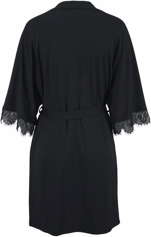 Lascana Kimono met kant aan de mouwzoom - Foto 4
