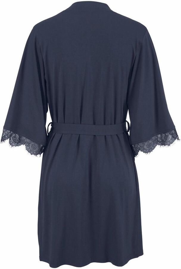 Lascana Kimono met kant aan de mouwzoom - Foto 4