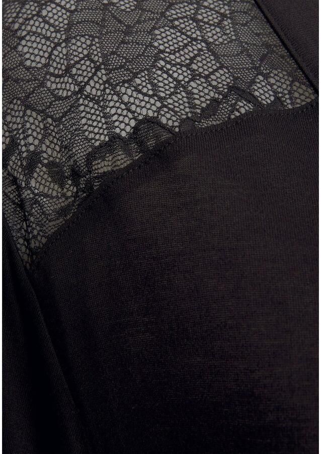 Lascana Kimono met kanten inzetten - Foto 2